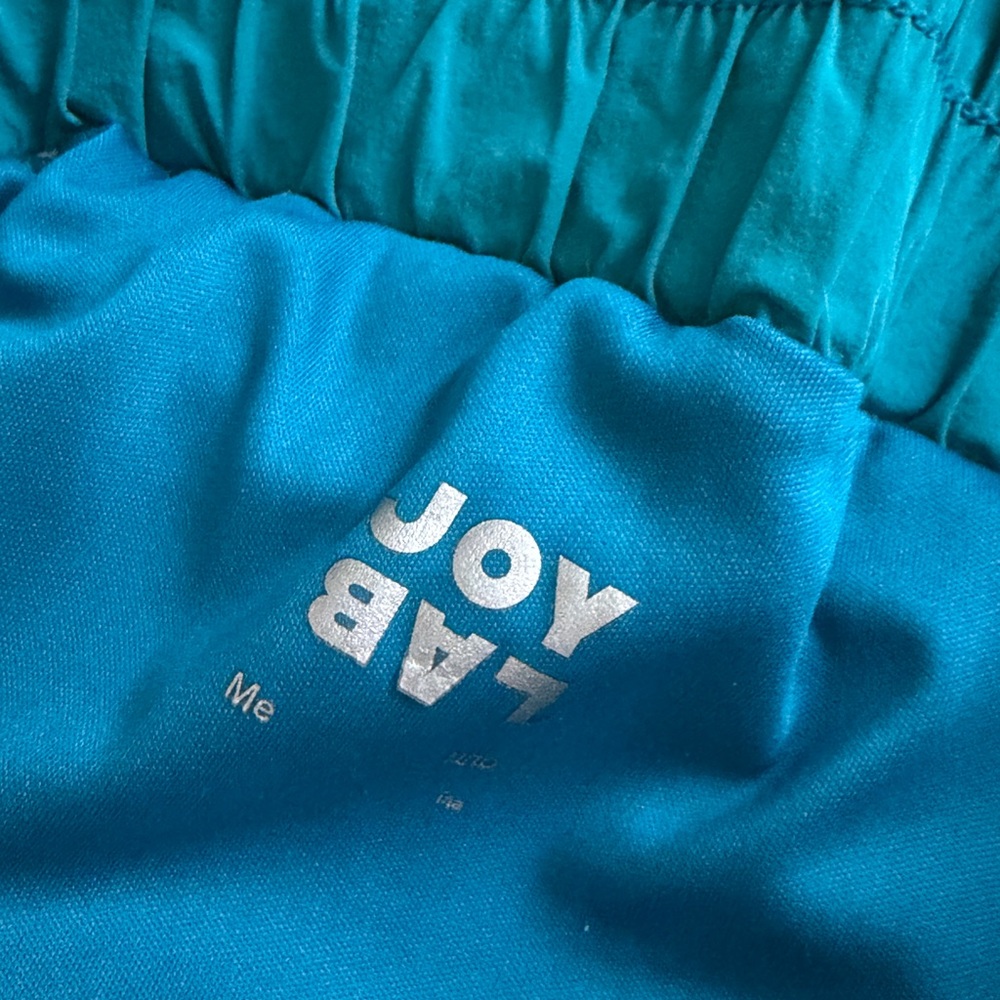 JoyLab High Waist Shorts - Tan & Bright Blue Size Medium - Picture 7 of 7